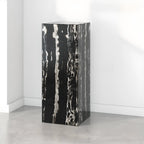 Table d'appoint minimaliste en marbre carré