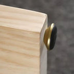 Tables de bar rectangulaires minimalistes en pin naturel