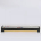 Applique murale LED beige en plastique d'extérieur contemporaine