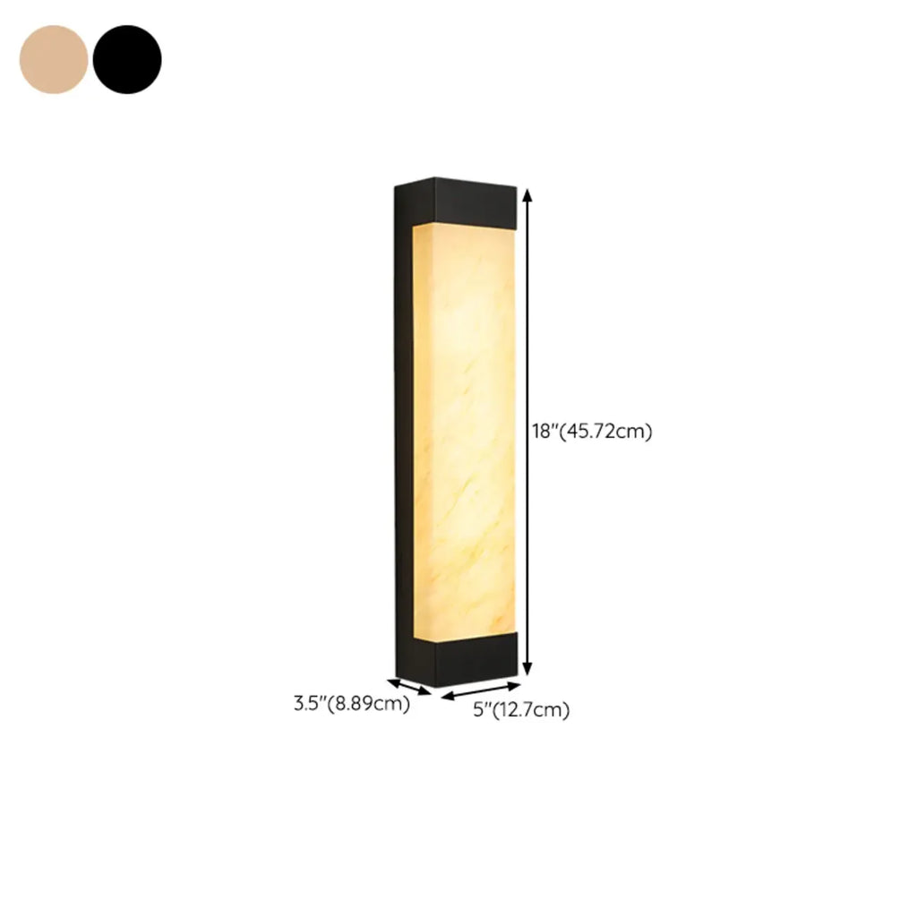 Applique murale LED beige en plastique d'extérieur contemporaine