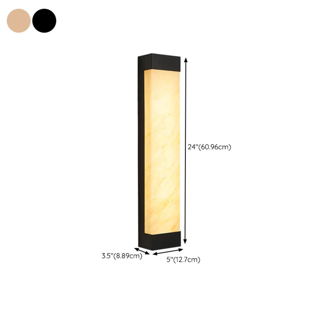 Applique murale LED beige en plastique d'extérieur contemporaine