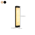 Applique murale LED beige en plastique d'extérieur contemporaine