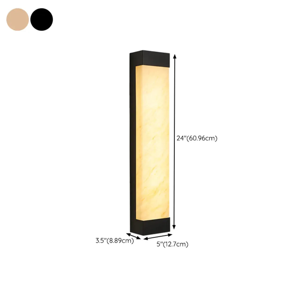 Applique murale LED beige en plastique d'extérieur contemporaine