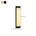 Applique murale LED beige en plastique d'extérieur contemporaine