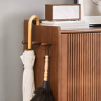Moderna scarpiera in legno con ante per ingresso