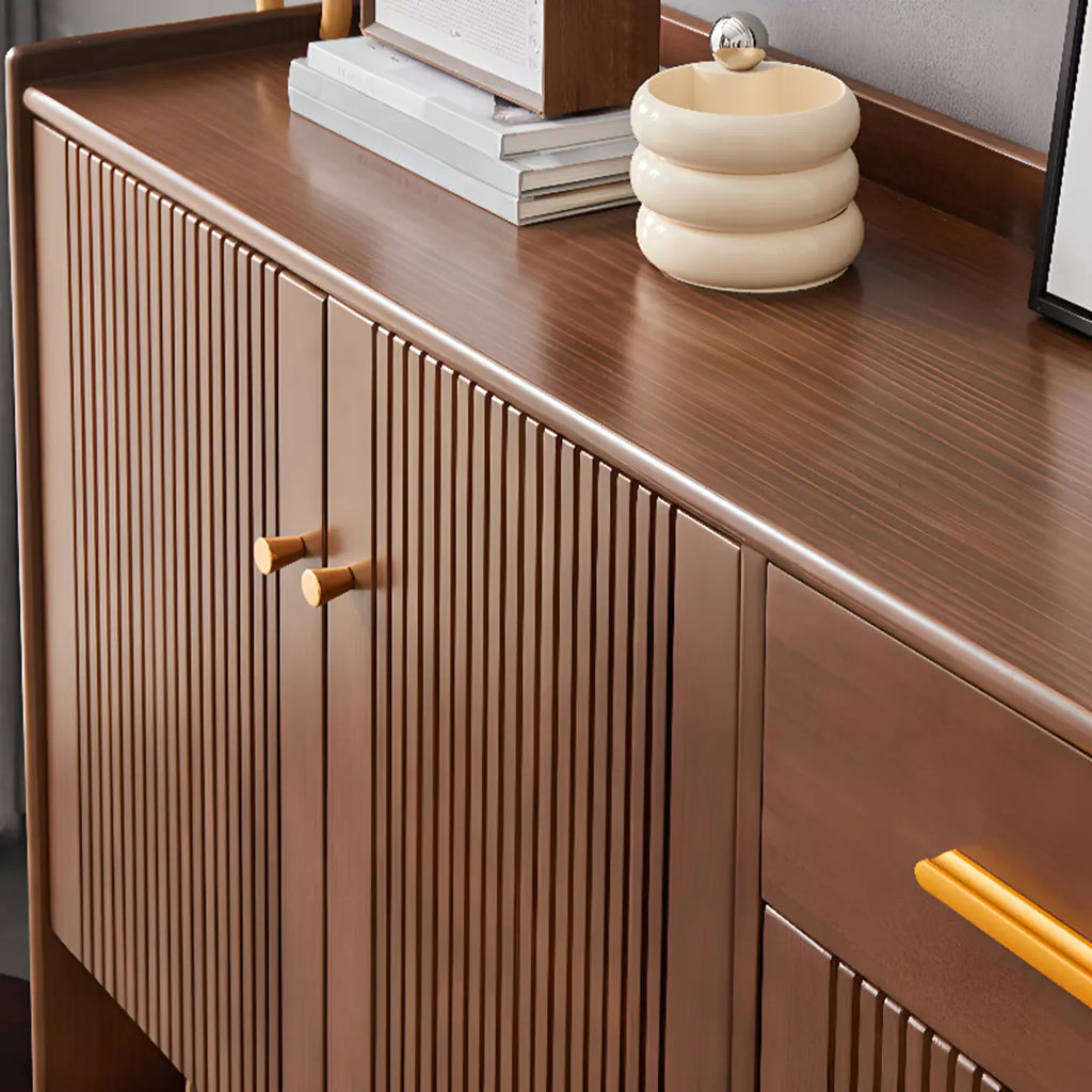 Moderna scarpiera in legno con ante per ingresso