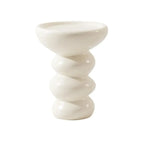 Table d'appoint ronde minimaliste en fibre de verre pour salon