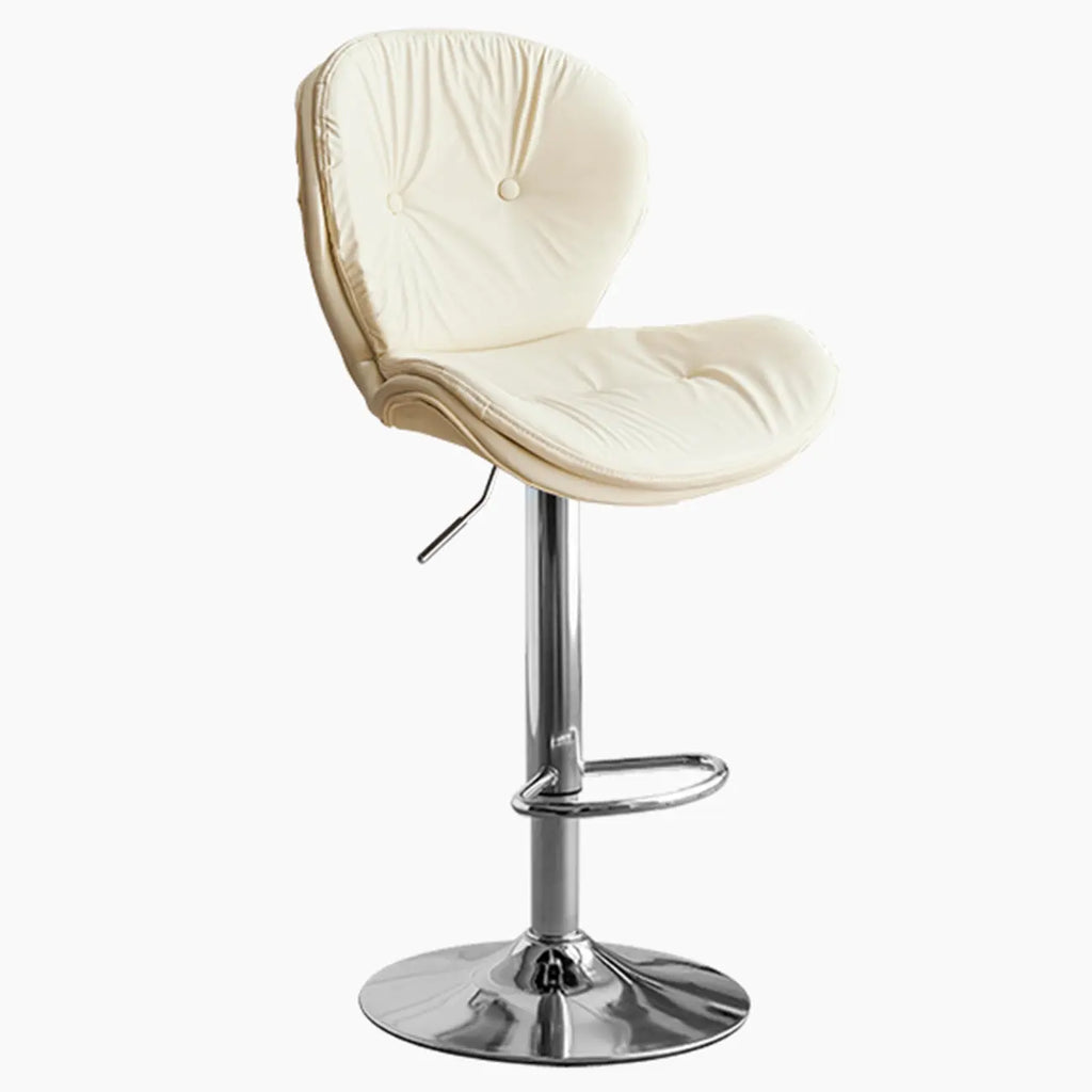 Tabourets de bar pivotants à oreilles en similicuir moderne pour la maison