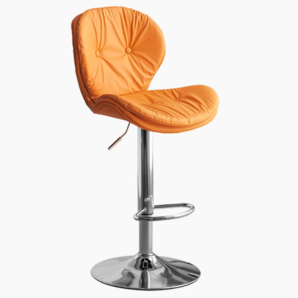 Tabourets de bar pivotants à oreilles en similicuir moderne pour la maison