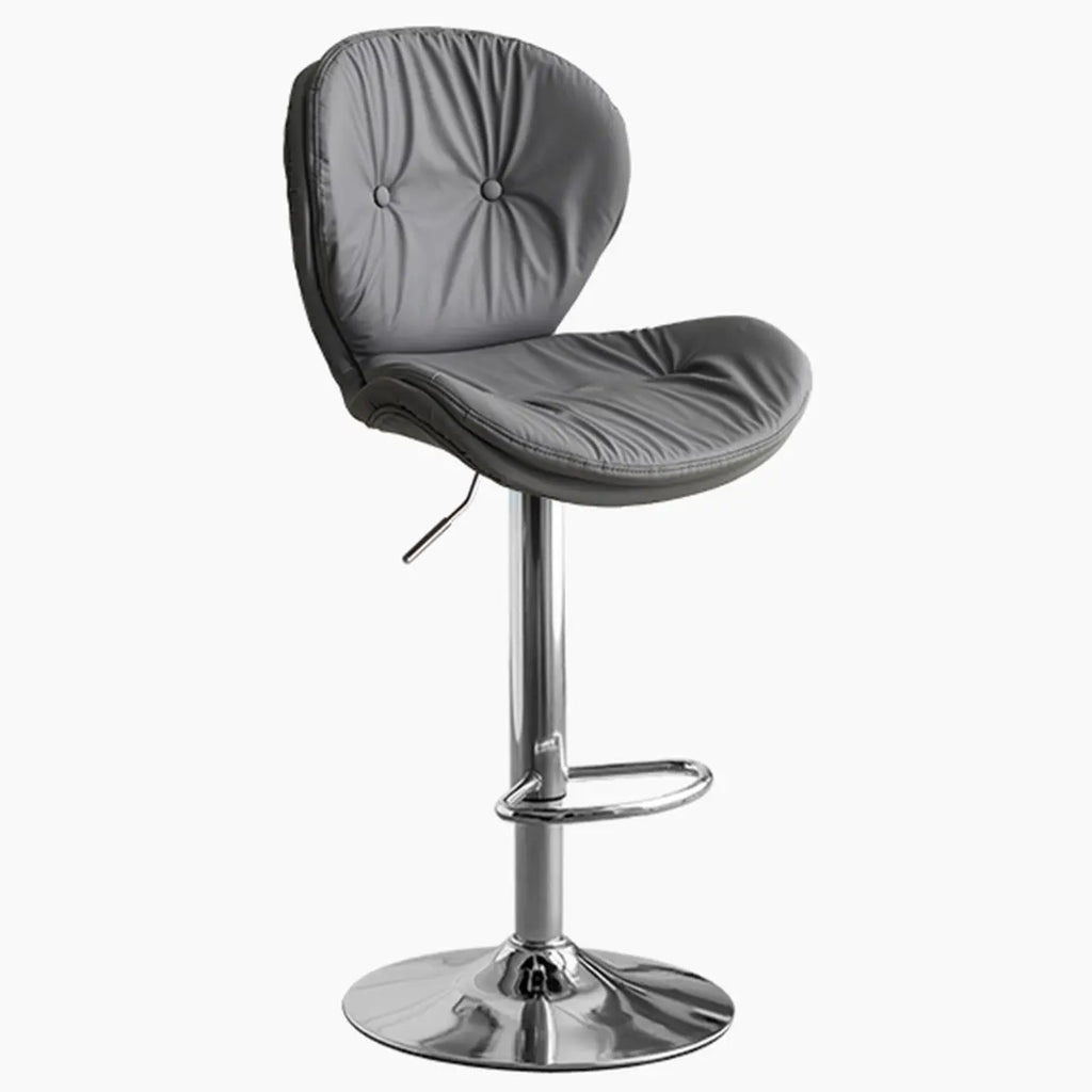 Tabourets de bar pivotants à oreilles en similicuir moderne pour la maison