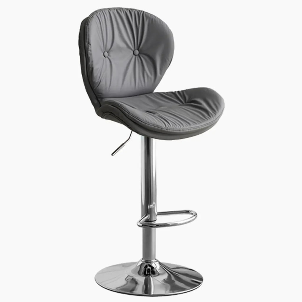 Tabourets de bar pivotants à oreilles en similicuir moderne pour la maison