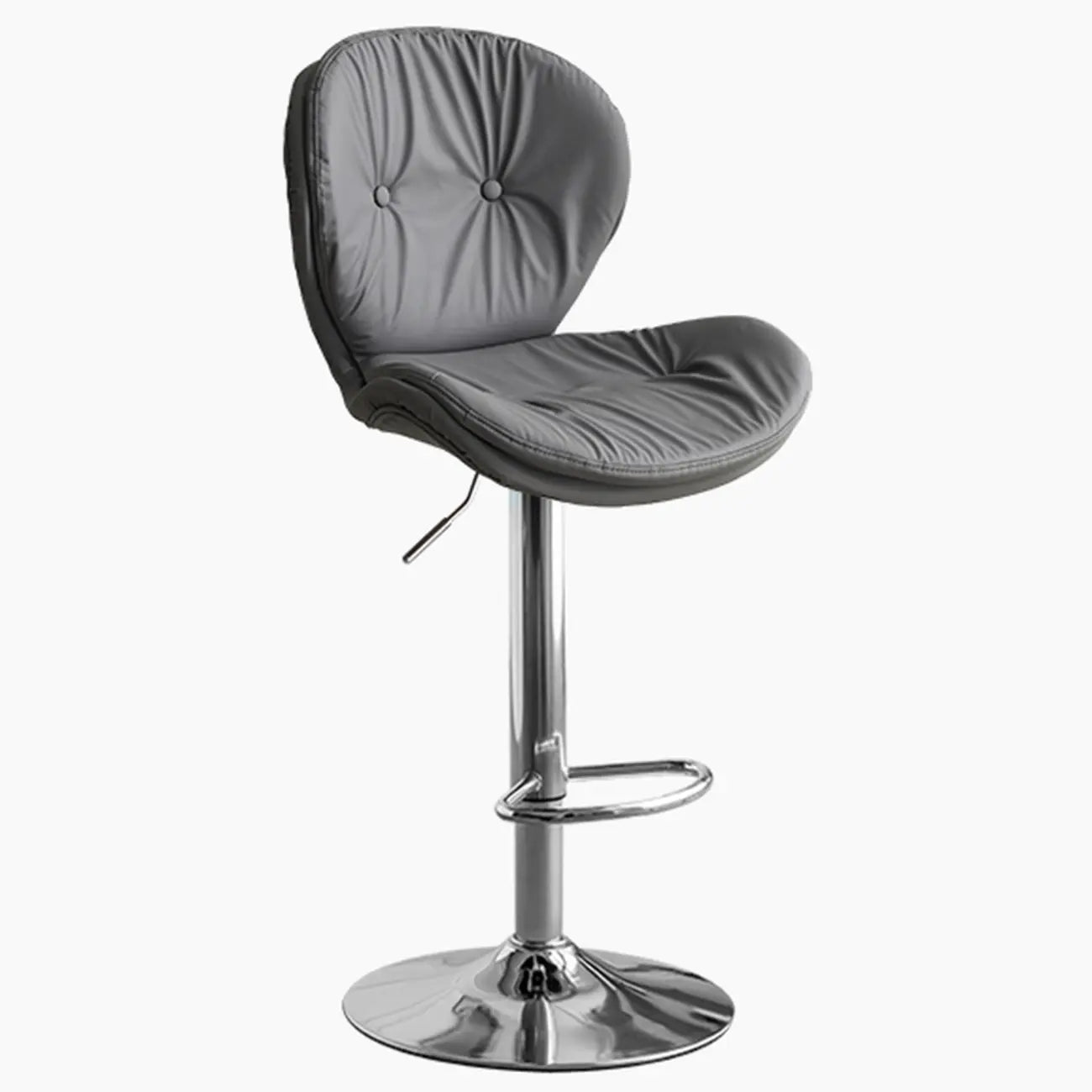 Tabourets de bar pivotants à oreilles en similicuir moderne pour la maison