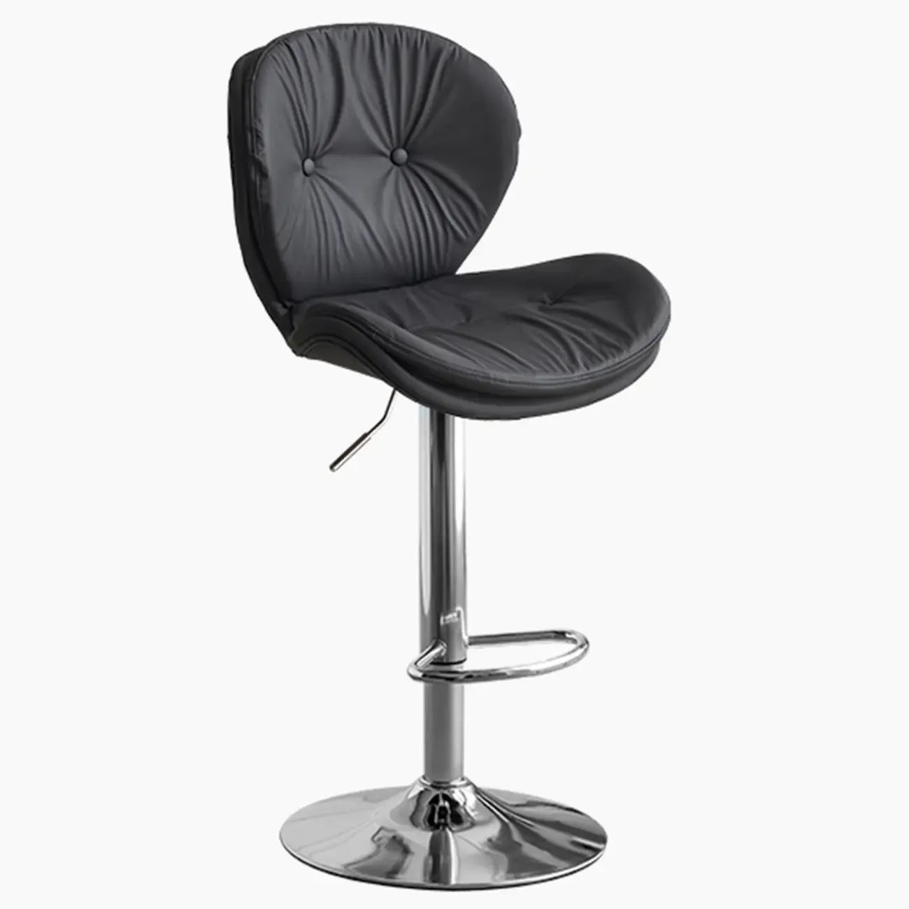 Tabourets de bar pivotants à oreilles en similicuir moderne pour la maison