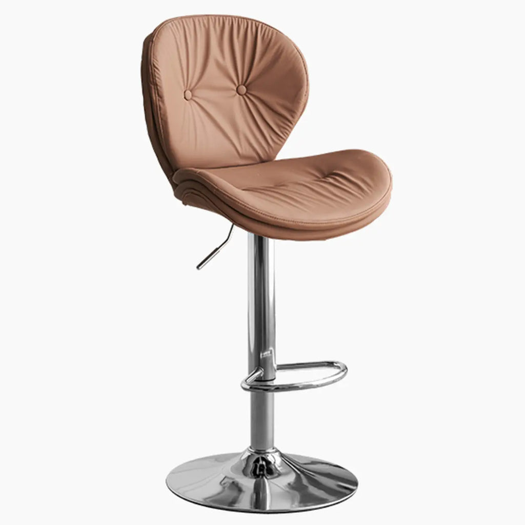 Tabourets de bar pivotants à oreilles en similicuir moderne pour la maison
