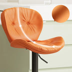Tabourets de bar pivotants à oreilles en similicuir moderne pour la maison