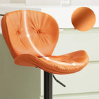 Tabourets de bar pivotants à oreilles en similicuir moderne pour la maison