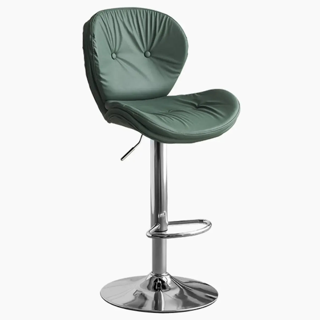 Tabourets de bar pivotants à oreilles en similicuir moderne pour la maison