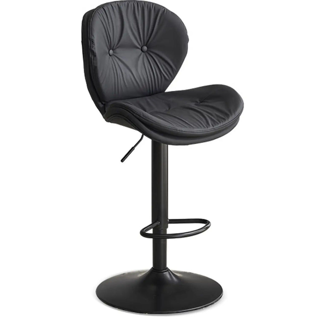 Tabourets de bar pivotants à oreilles en similicuir moderne pour la maison