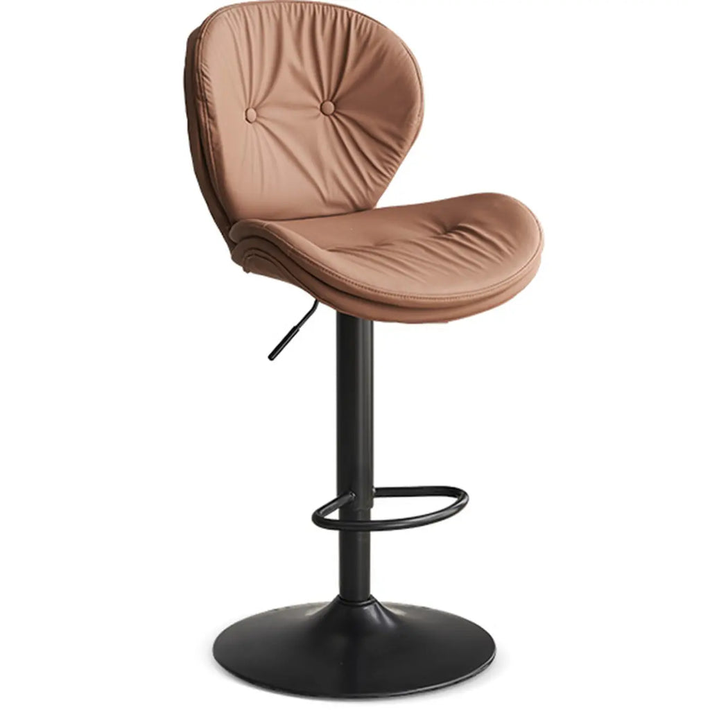 Tabourets de bar pivotants à oreilles en similicuir moderne pour la maison