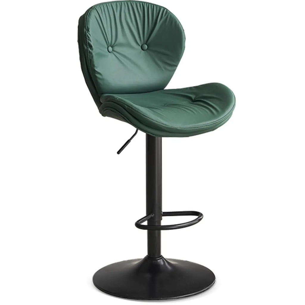 Tabourets de bar pivotants à oreilles en similicuir moderne pour la maison