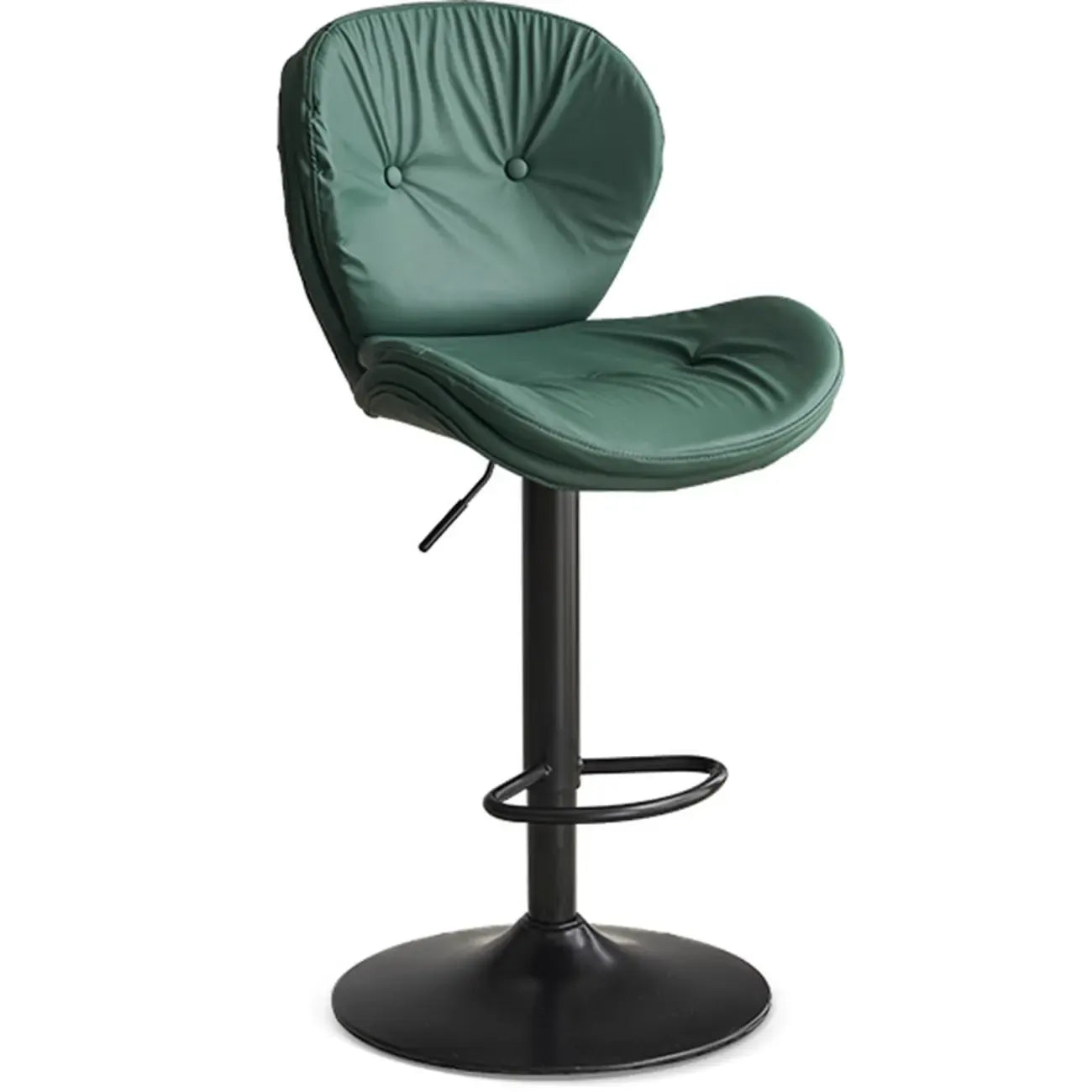 Tabourets de bar pivotants à oreilles en similicuir moderne pour la maison