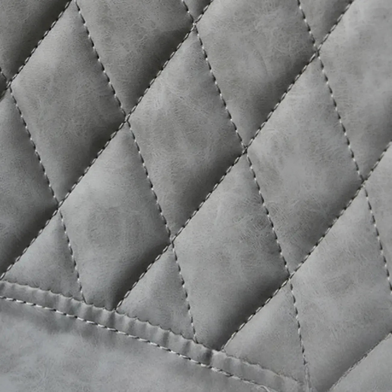 Tabouret de bar pivotant et réglable en cuir capitonné chic