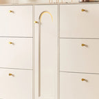 Meuble à chaussures d'entrée en bois beige avec rangement dissimulé