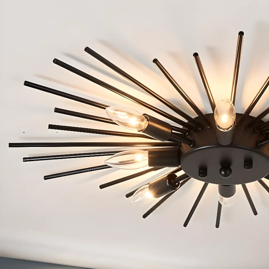 Plafonnier encastré Sputnik à étoile dorée
