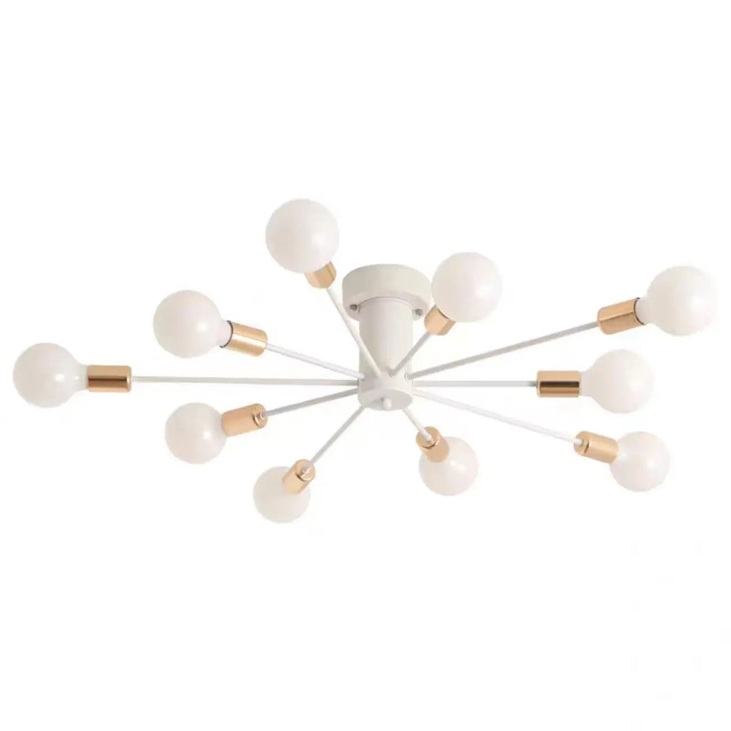 Plafonnier semi-encastré Sputnik doré moderne