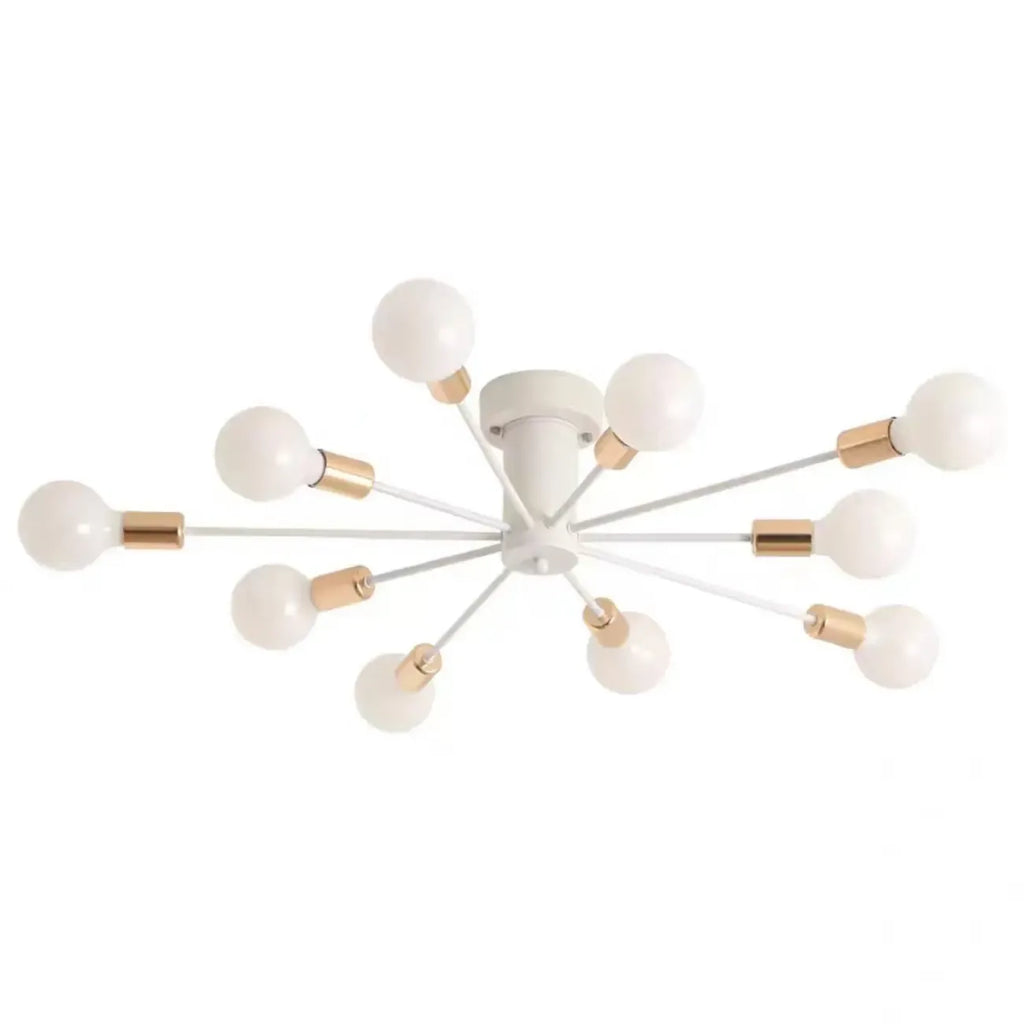 Plafonnier semi-encastré Sputnik doré moderne