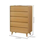 Commode élégante et spacieuse en bois brun et blanc avec 9 tiroirs