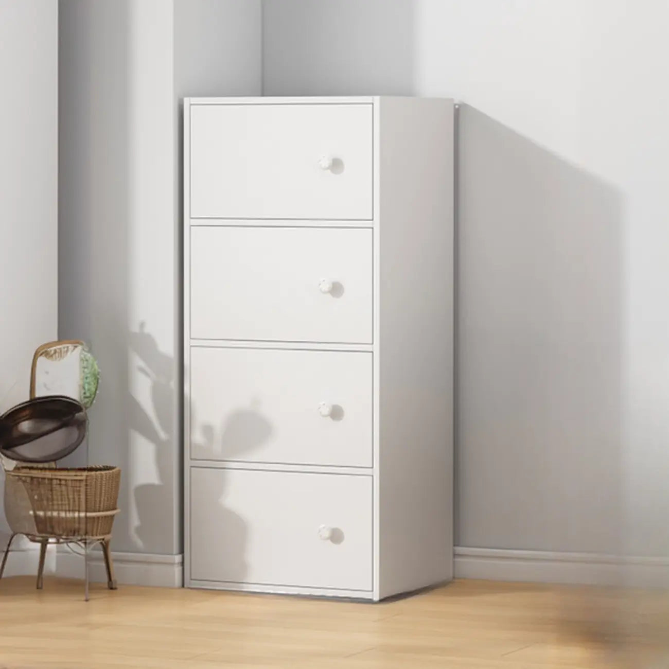Armoire de rangement minimaliste en bois, gain de place, pour chambre à coucher