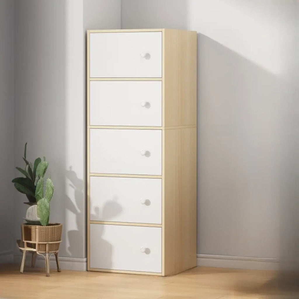 Armoire de rangement minimaliste en bois, gain de place, pour chambre à coucher