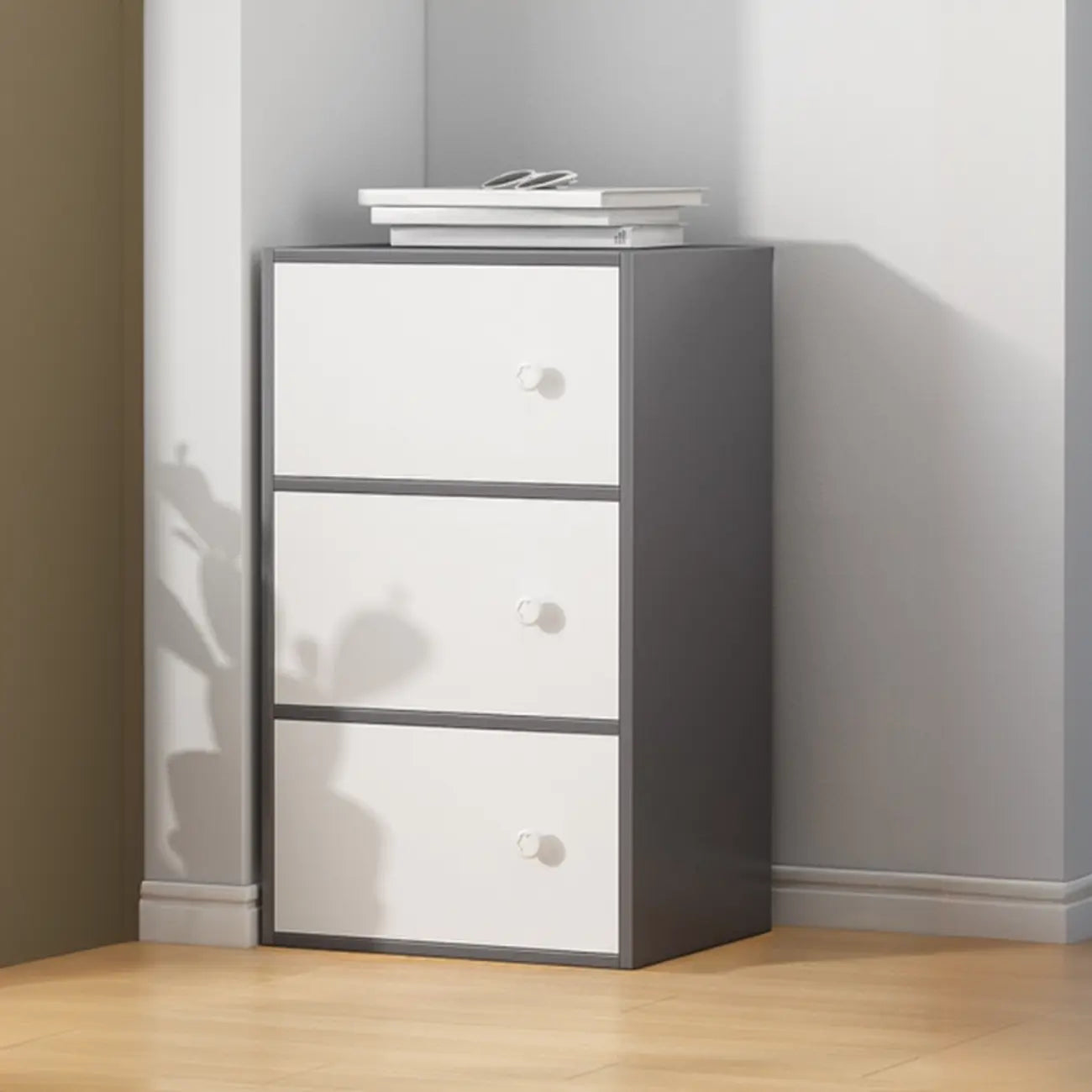 Armoire de rangement minimaliste en bois, gain de place, pour chambre à coucher