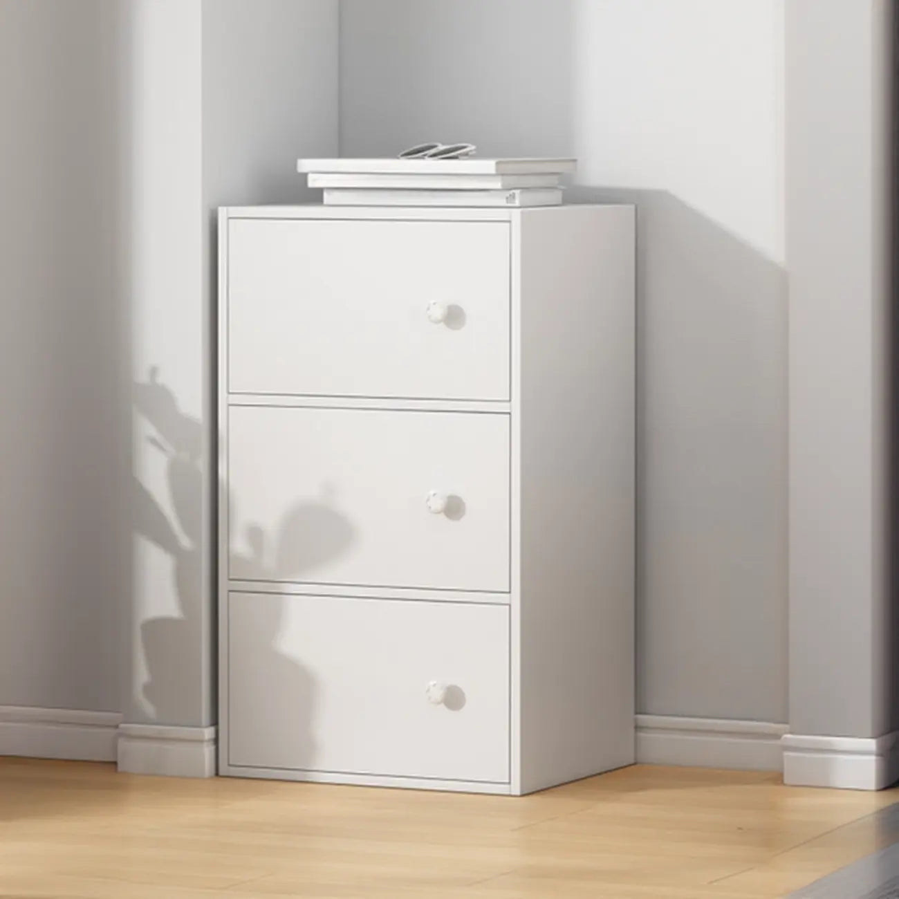 Armoire de rangement minimaliste en bois, gain de place, pour chambre à coucher