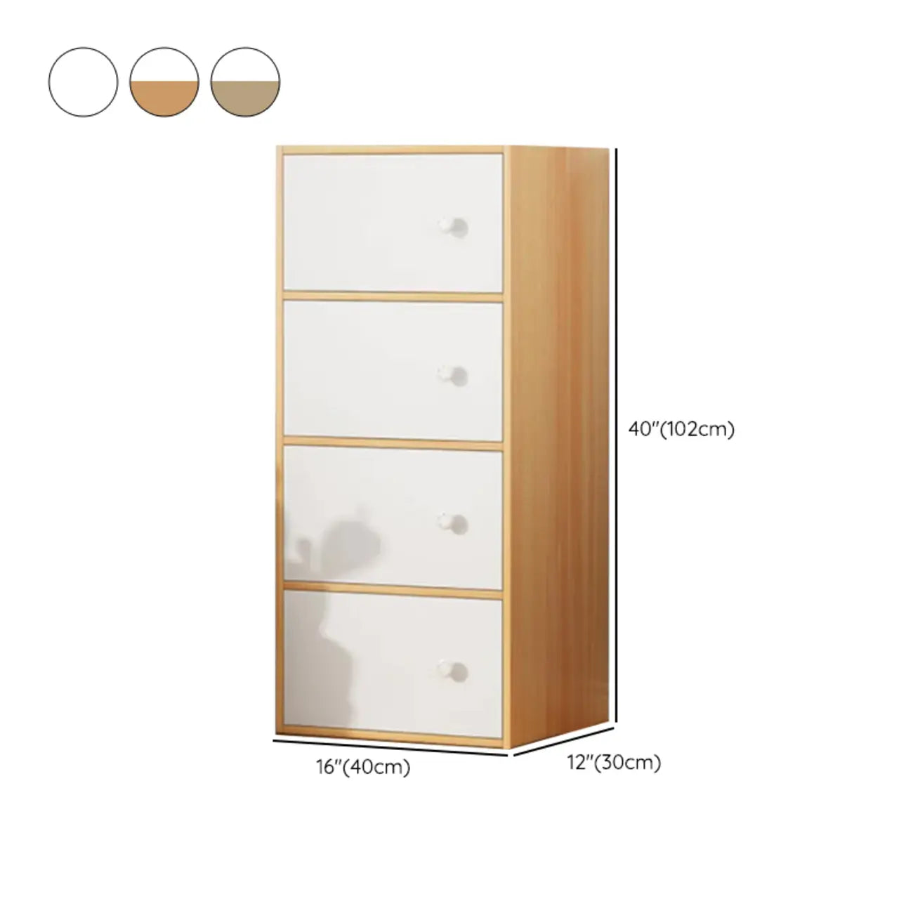 Armoire de rangement minimaliste en bois, gain de place, pour chambre à coucher