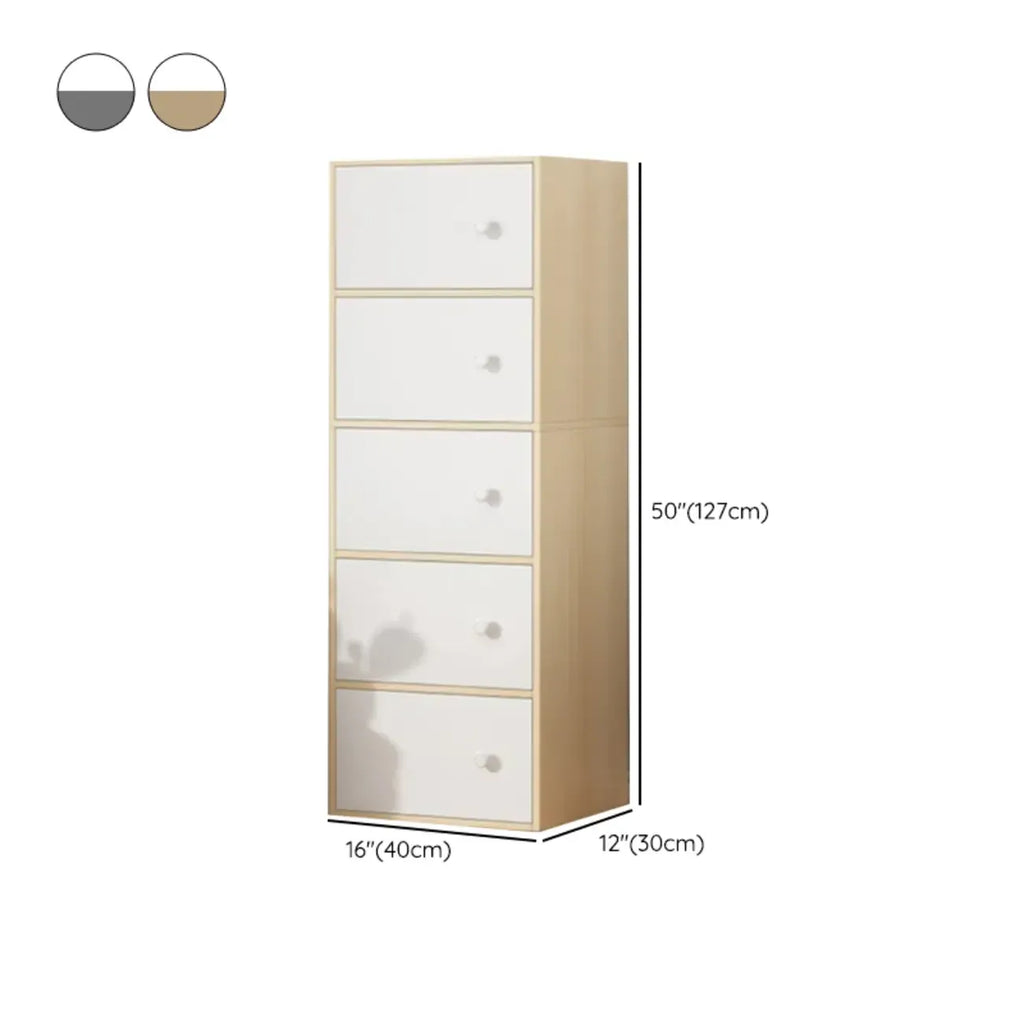 Armoire de rangement minimaliste en bois, gain de place, pour chambre à coucher