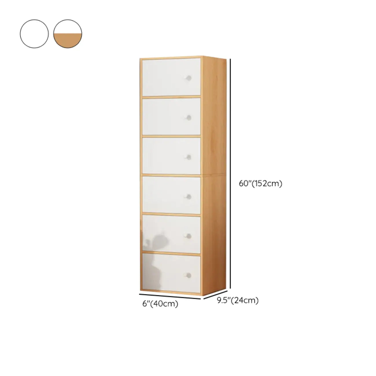 Armoire de rangement minimaliste en bois, gain de place, pour chambre à coucher