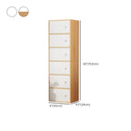 Armoire de rangement minimaliste en bois, gain de place, pour chambre à coucher