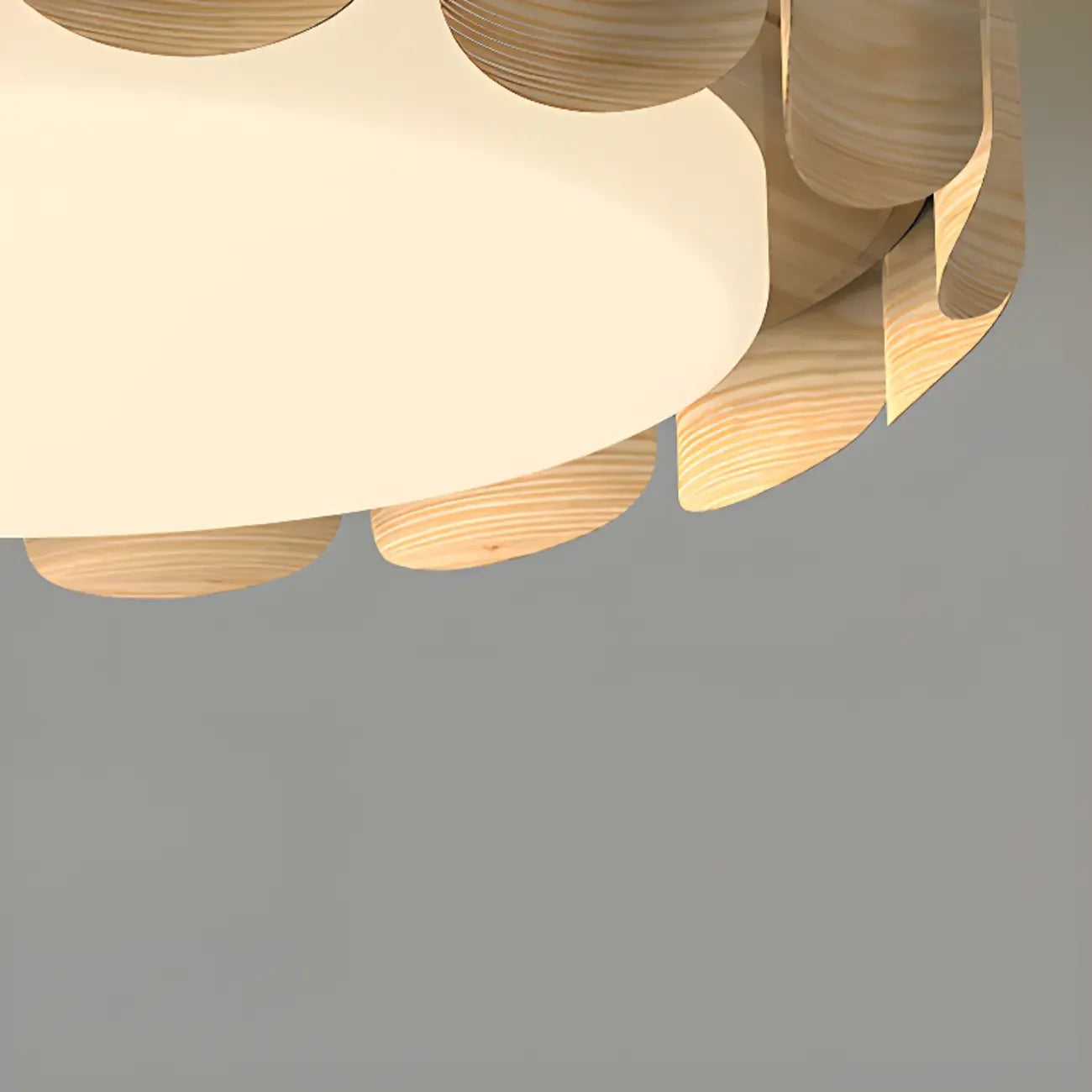 Plafonnier encastré à 2 lumières, à intensité variable et de forme circulaire