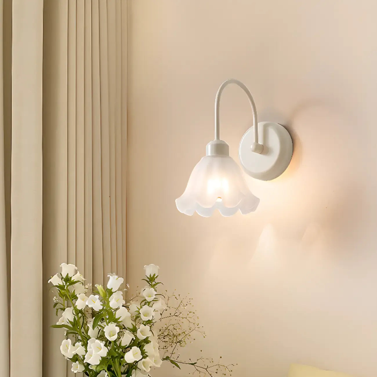 Applique murale élégante en fonte pour la décoration de la chambre