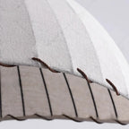 Suspension en forme de dôme avec corde en tissu blanc pour usage résidentiel