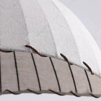 Suspension en forme de dôme avec corde en tissu blanc pour usage résidentiel