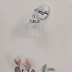 Applique murale cylindrique moderne en verre pour la décoration du salon