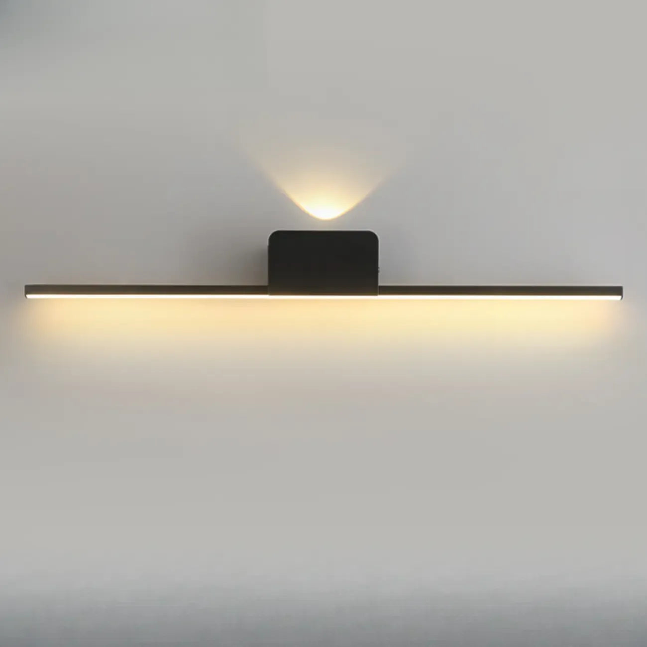 Lampade da bagno a 2 luci in ghisa nera