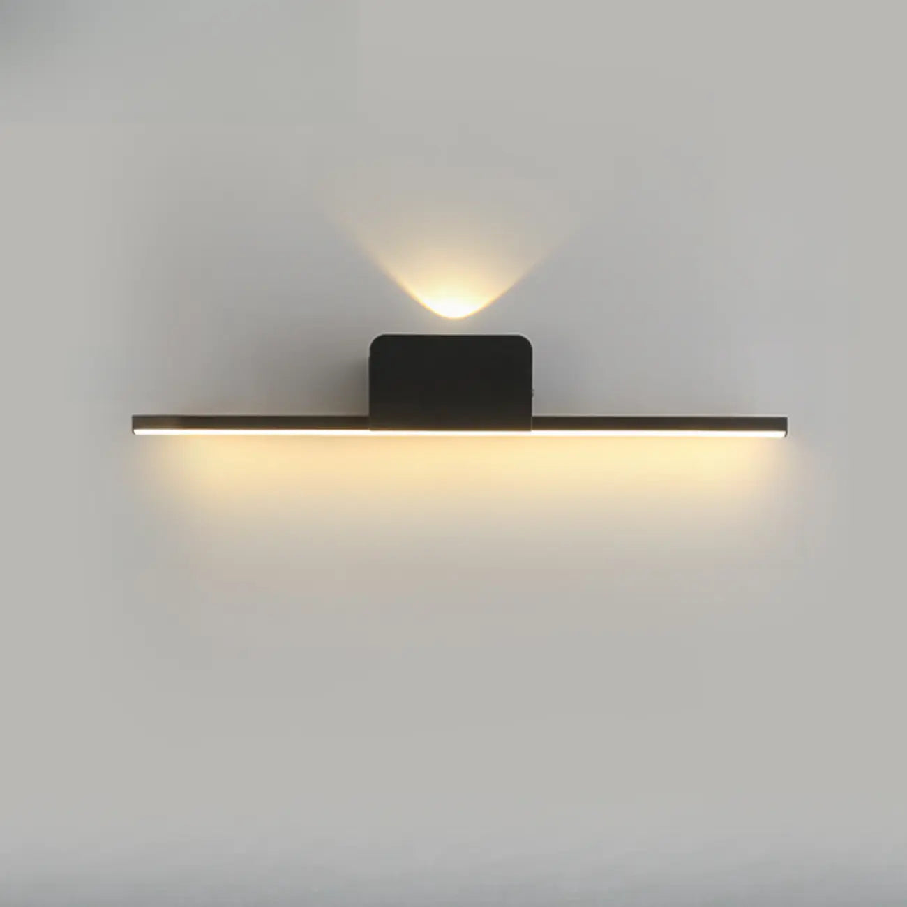Lampade da bagno a 2 luci in ghisa nera