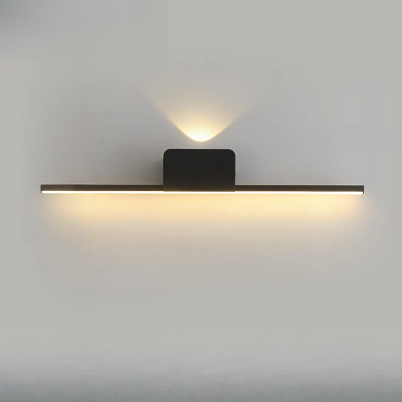 Lampade da bagno a 2 luci in ghisa nera