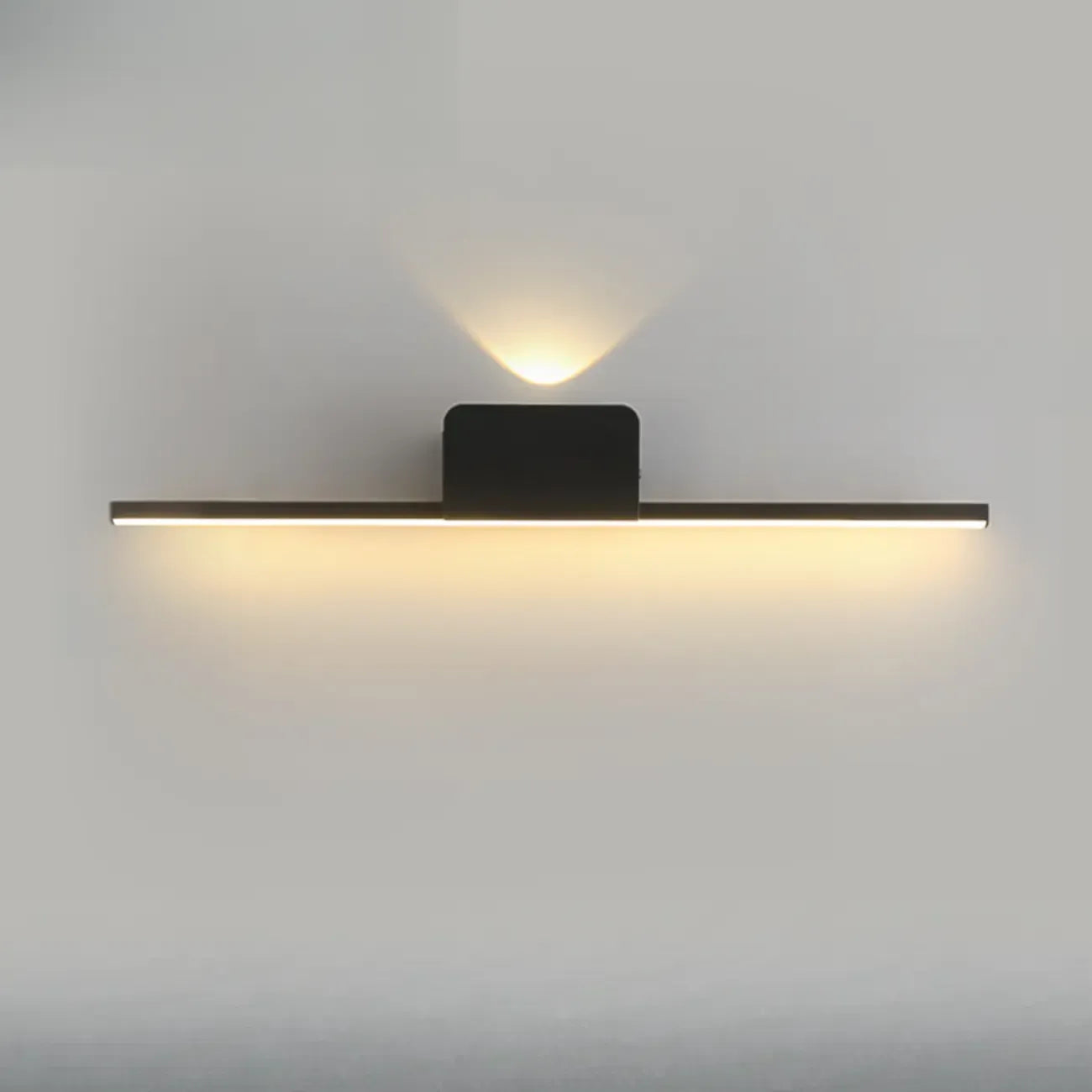 Lampade da bagno a 2 luci in ghisa nera