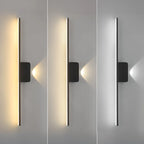 Lampade da bagno a 2 luci in ghisa nera