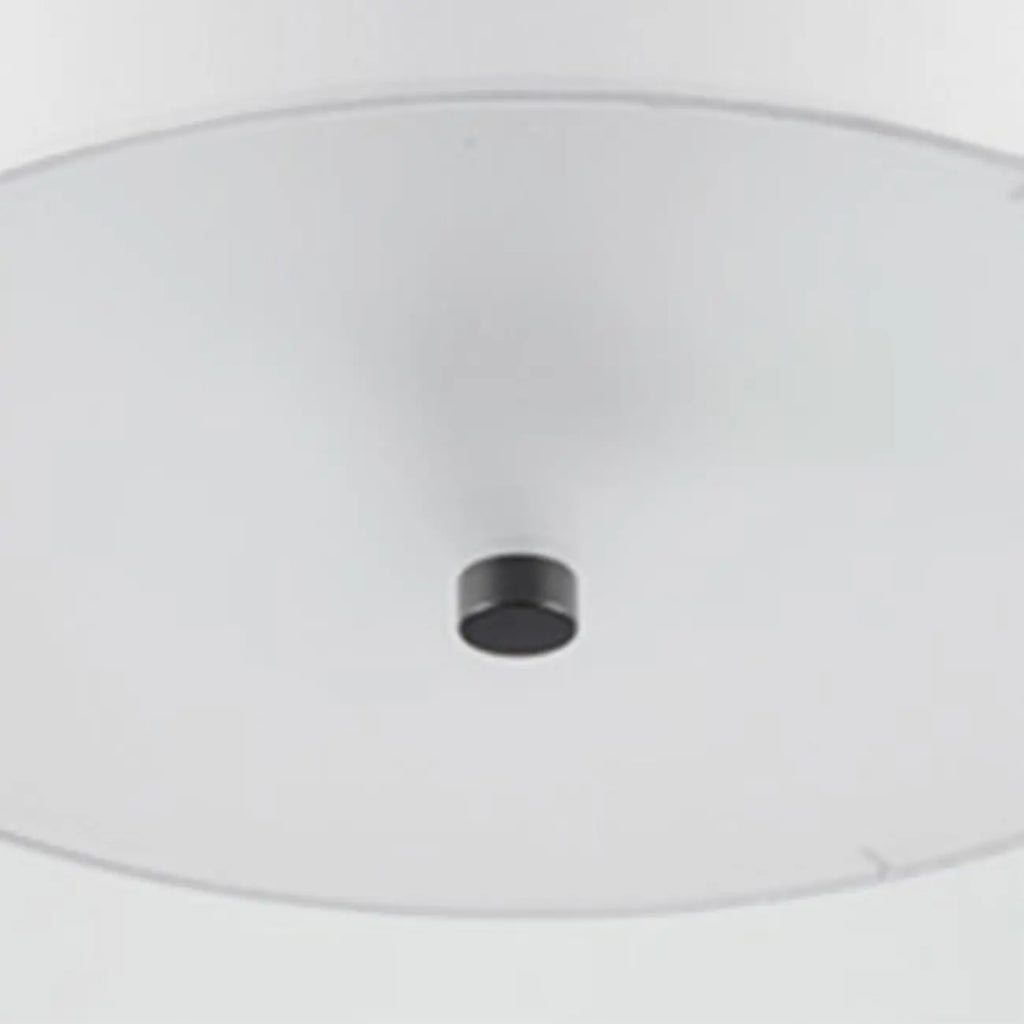 Plafonnier semi-encastré cylindrique moderne à LED pour salon